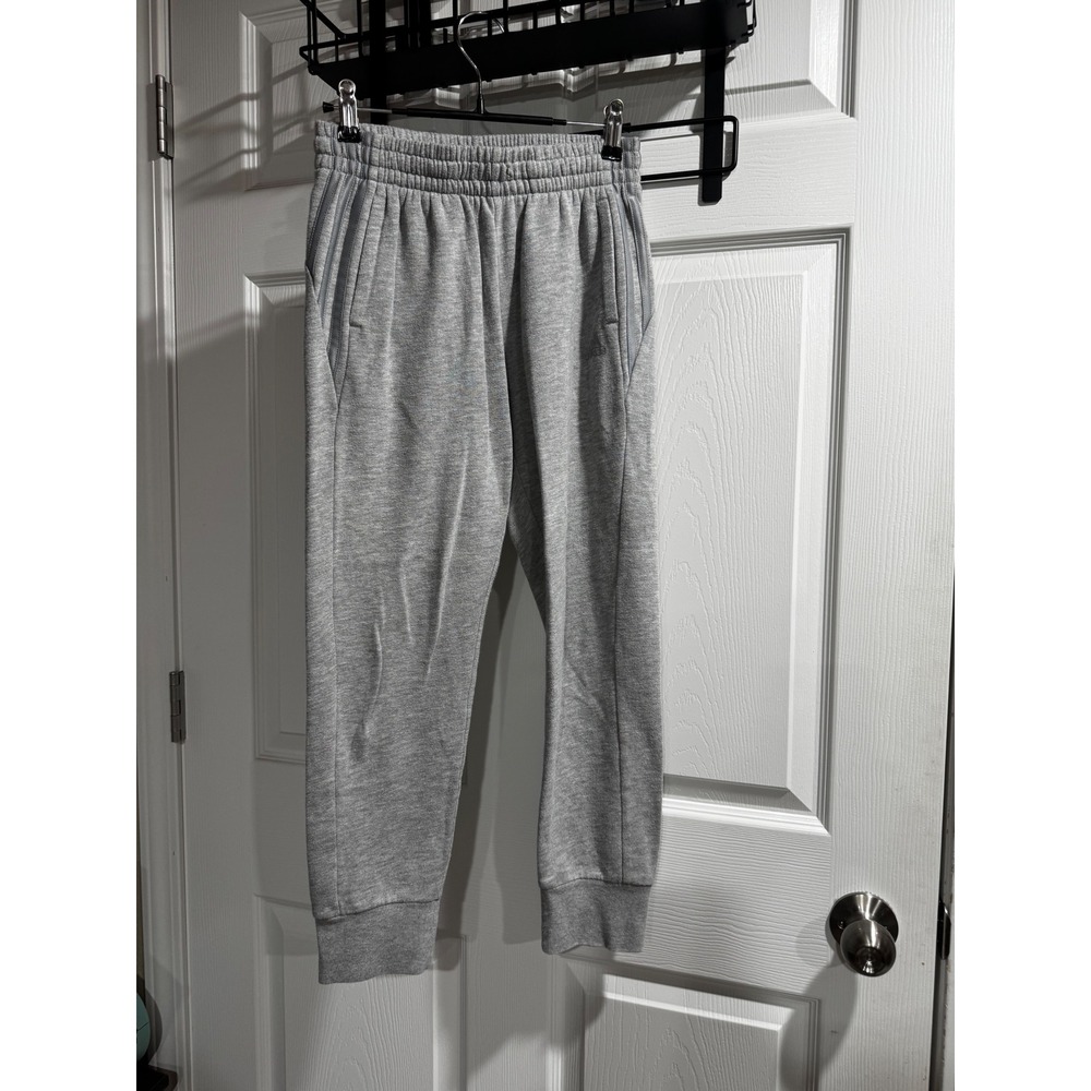 Adidas Kids Heather Gray Joggers and Dog Days of Summer Graphic Tee Set Size 14